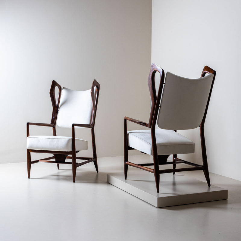 Pair of Armchairs “Triennale” by Gio Ponti for ISA Bergamo, Italy, 1953
