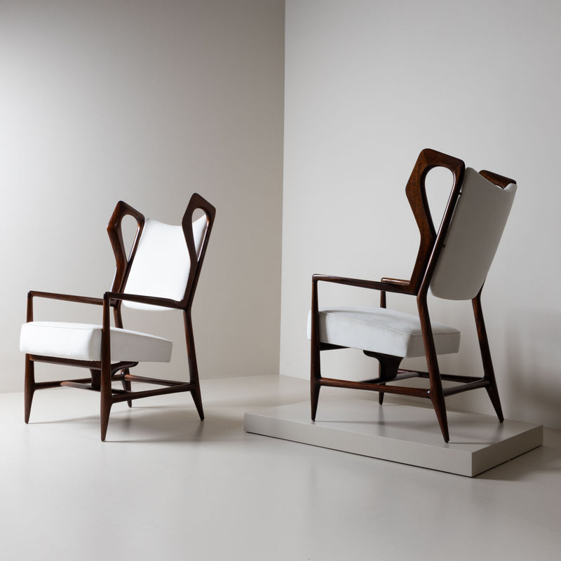 Pair of Armchairs “Triennale” by Gio Ponti for ISA Bergamo, Italy, 1953