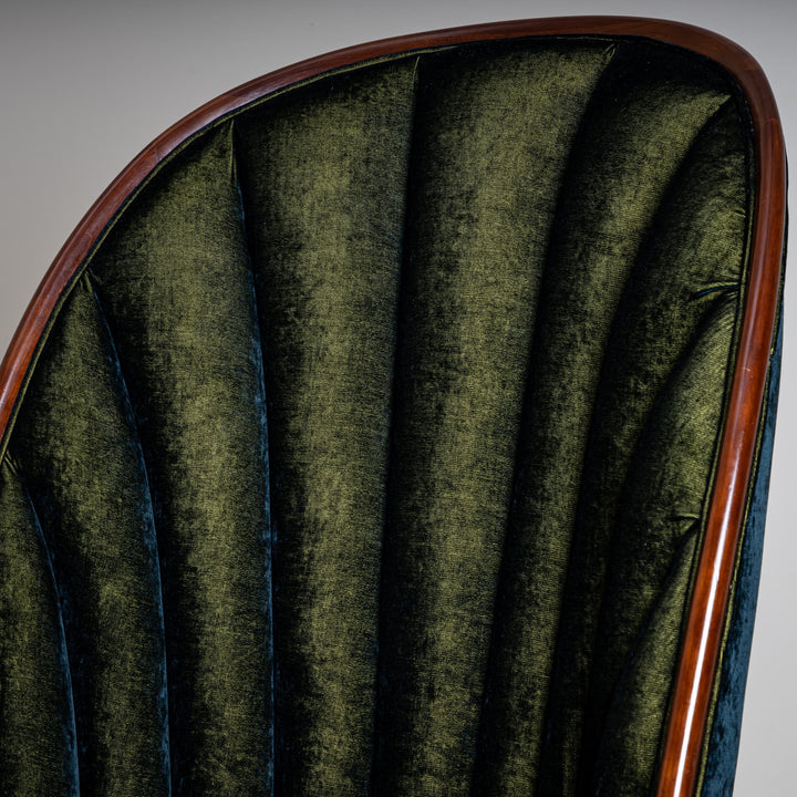 Pair of 'Nautilus' Armchairs by Paul Iribe for Annibale Colombo
