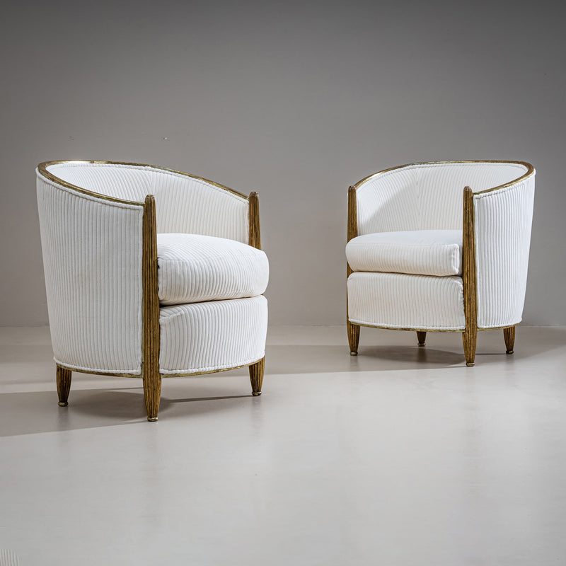 Art Deco Armchairs, France circa 1930