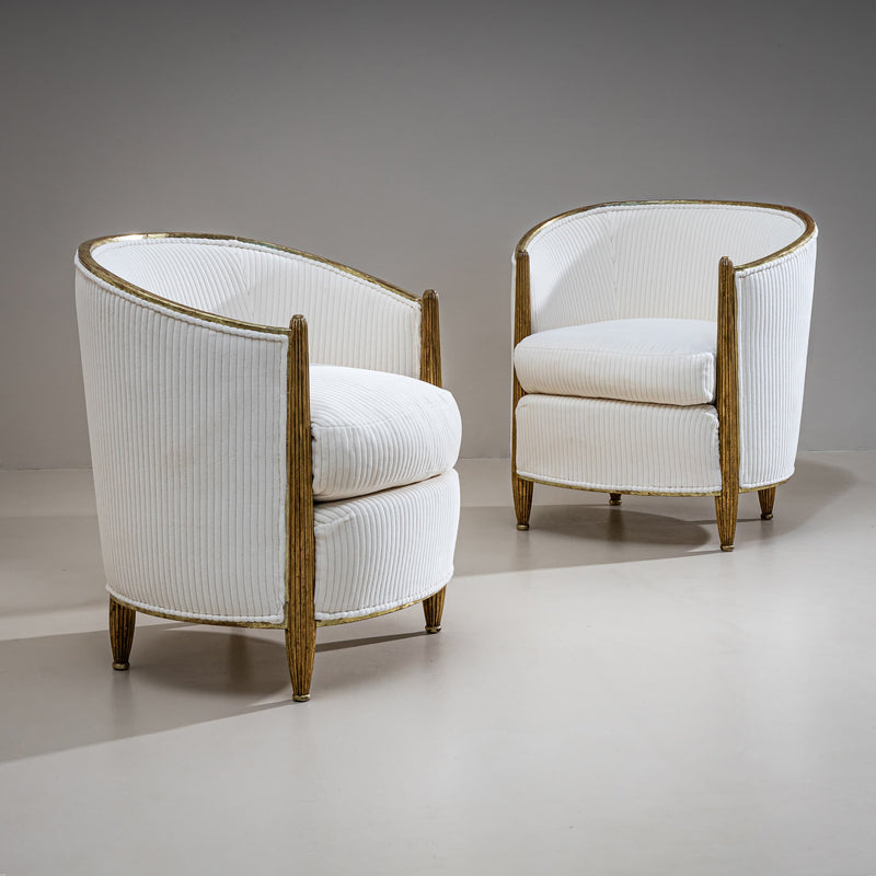 Art Deco Armchairs, France circa 1930