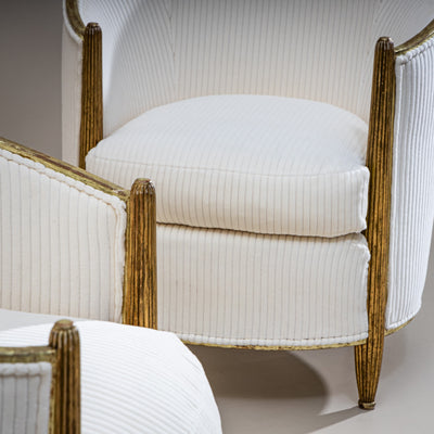 Art Deco Armchairs, France circa 1930