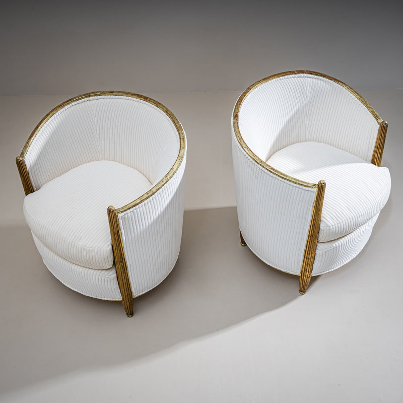 Art Deco Armchairs, France circa 1930