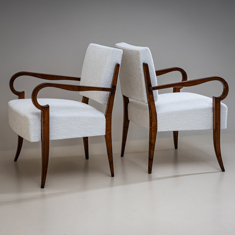 Pair of Armchairs, possibly Italy, 1940s