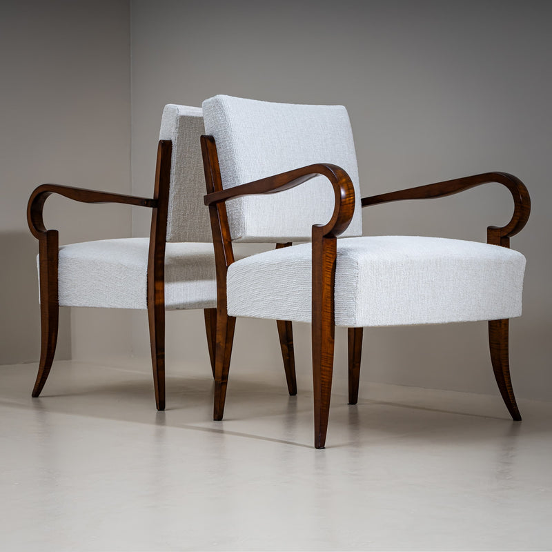 Pair of Armchairs, possibly Italy, 1940s