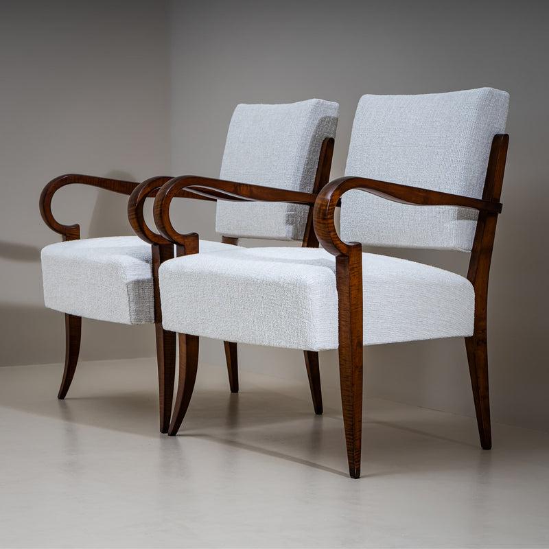 Pair of Armchairs, possibly Italy, 1940s