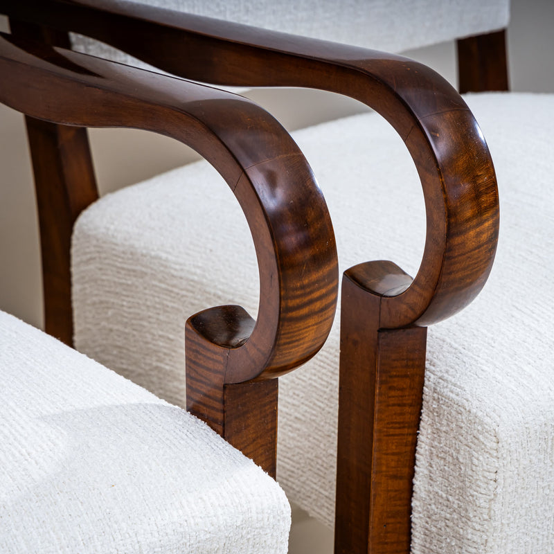 Pair of Armchairs, possibly Italy, 1940s