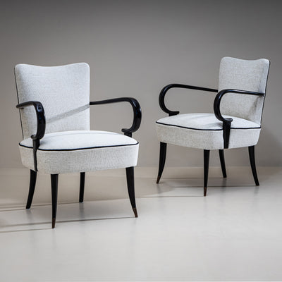 Pair of Armchairs, possibly Italy, 1940s