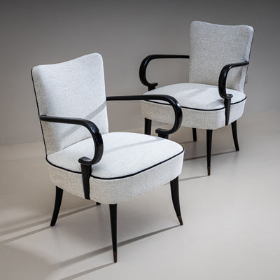 Pair of Armchairs, possibly Italy, 1940s