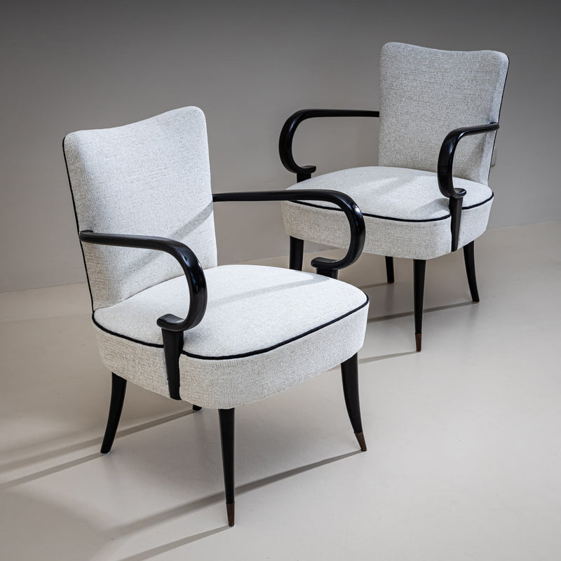 Pair of Armchairs, possibly Italy, 1940s