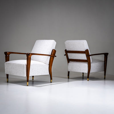 Pair of Lounge Chairs, Italy, Mid-20th Century