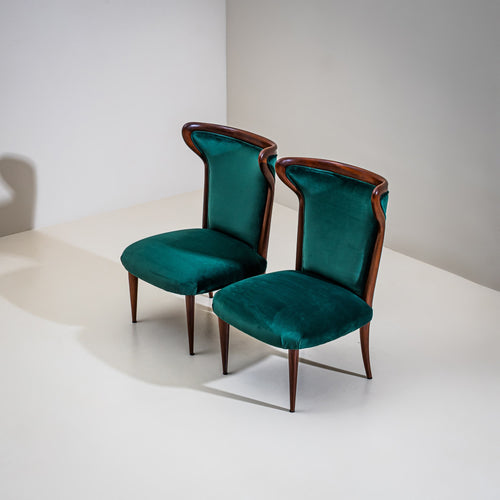 Pair of Lounge Chairs, Italy, 1950s