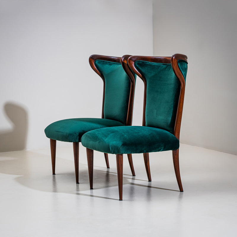 Pair of Lounge Chairs, Italy, 1950s