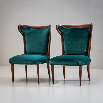 Pair of Lounge Chairs, Italy, 1950s
