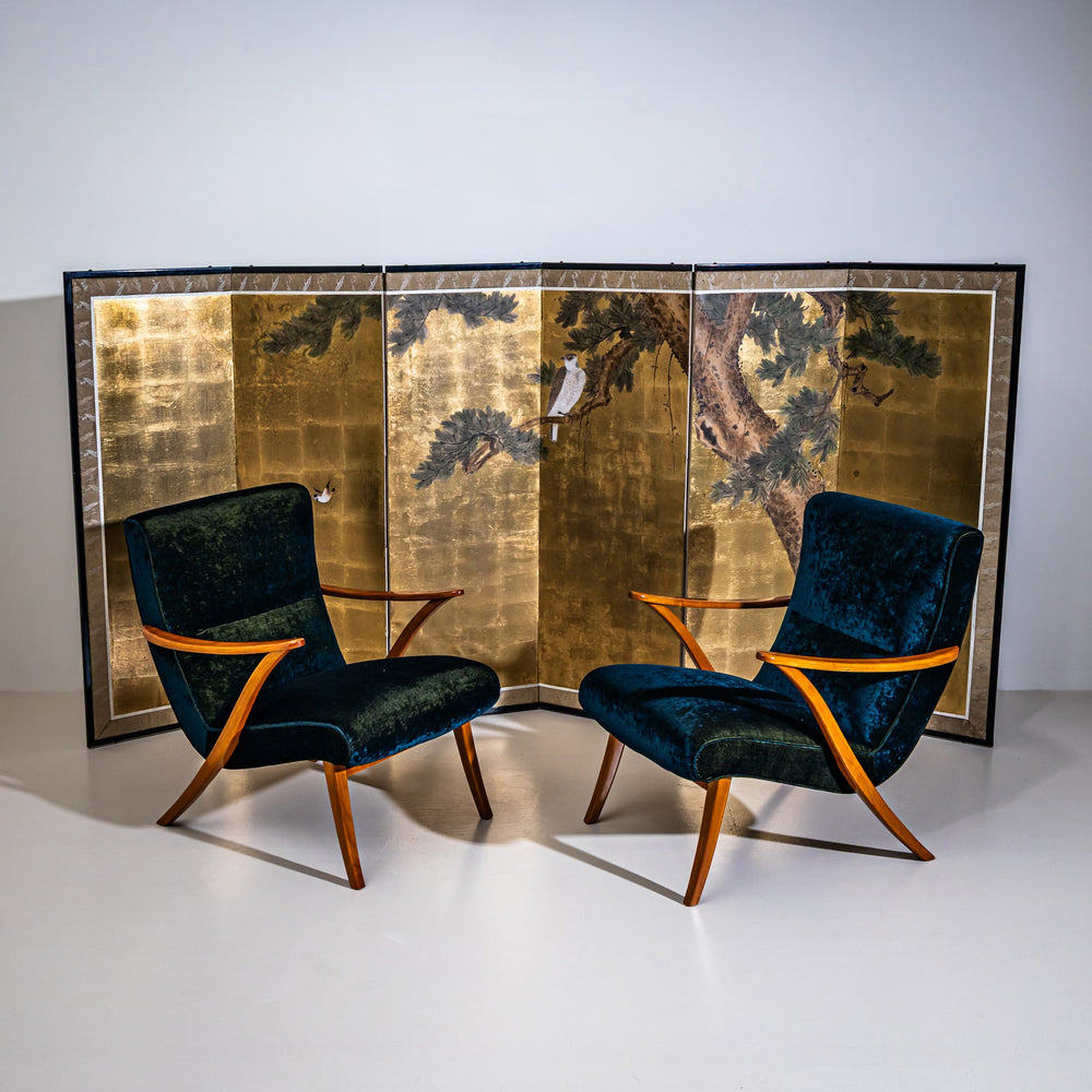 Pair of Lounge Chairs, Czechia, Mid-20th Century
