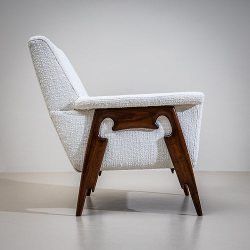 Pair of Armchairs, attributed to Giovanni Gariboldi (1908–1971), Italy, 1940s
