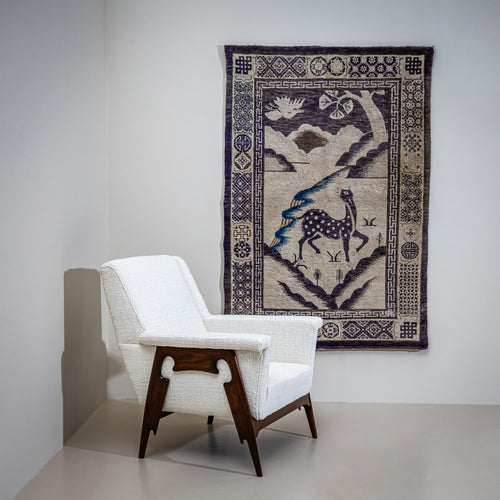 Pair of Armchairs, attributed to Giovanni Gariboldi (1908–1971), Italy, 1940s