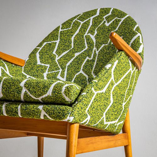 Pair of Mid-Century Armchairs, designed by Júlia Gaubek (1928–2015), Hungary, 1960s/70s