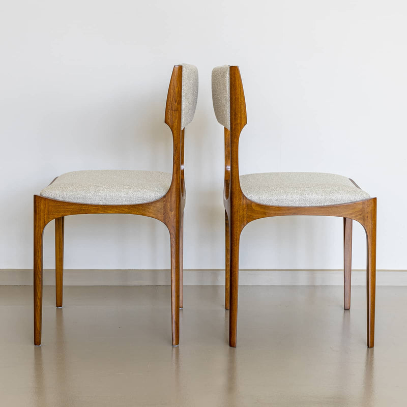 Set of four Elisabetta chairs by Giuseppe Gibelli for Sormani, Italy 1963