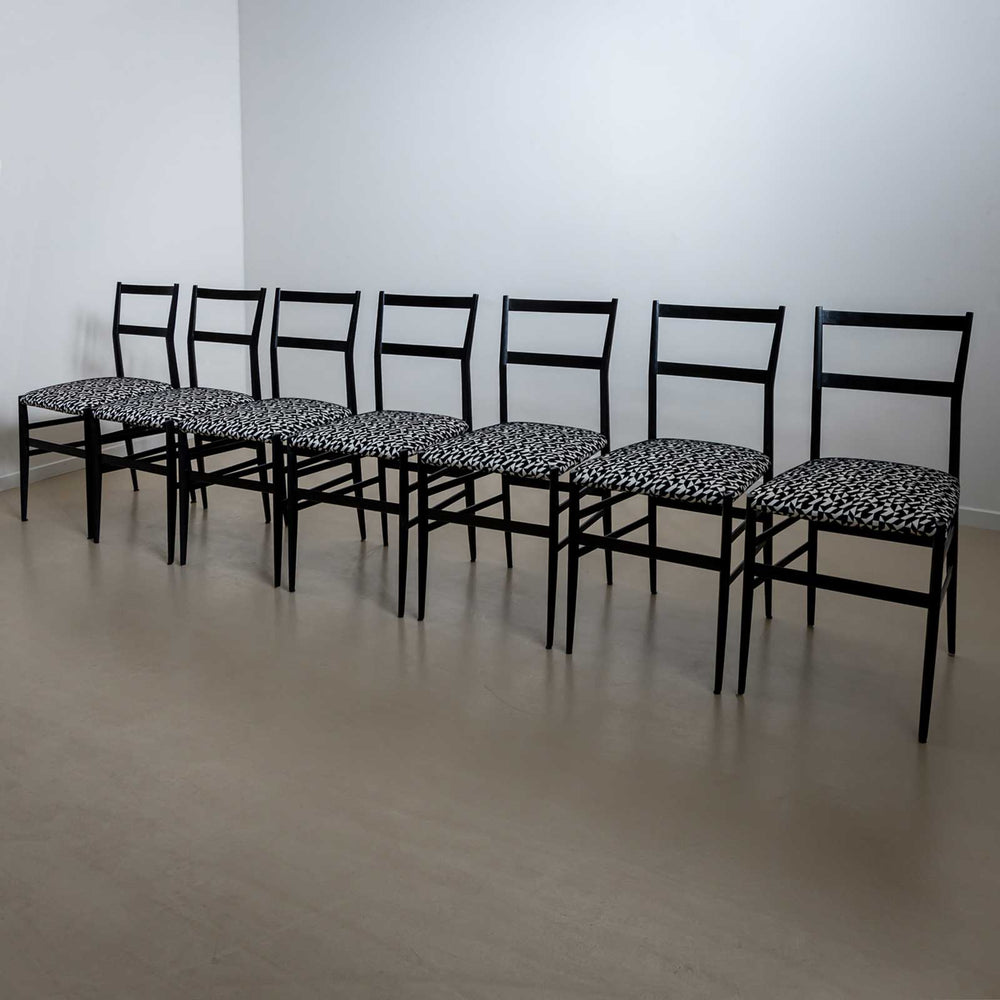 Superleggera Chairs by Gio Ponti, Italy, designed in 1957