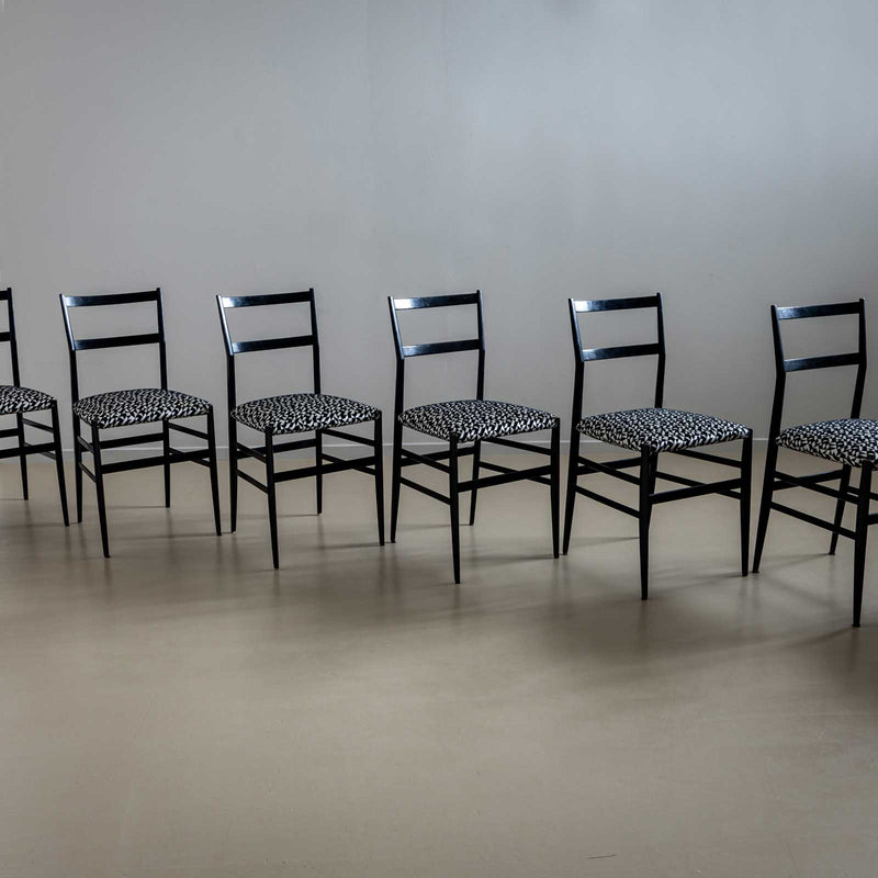 Superleggera Chairs by Giò Ponti, Italy, designed in 1957