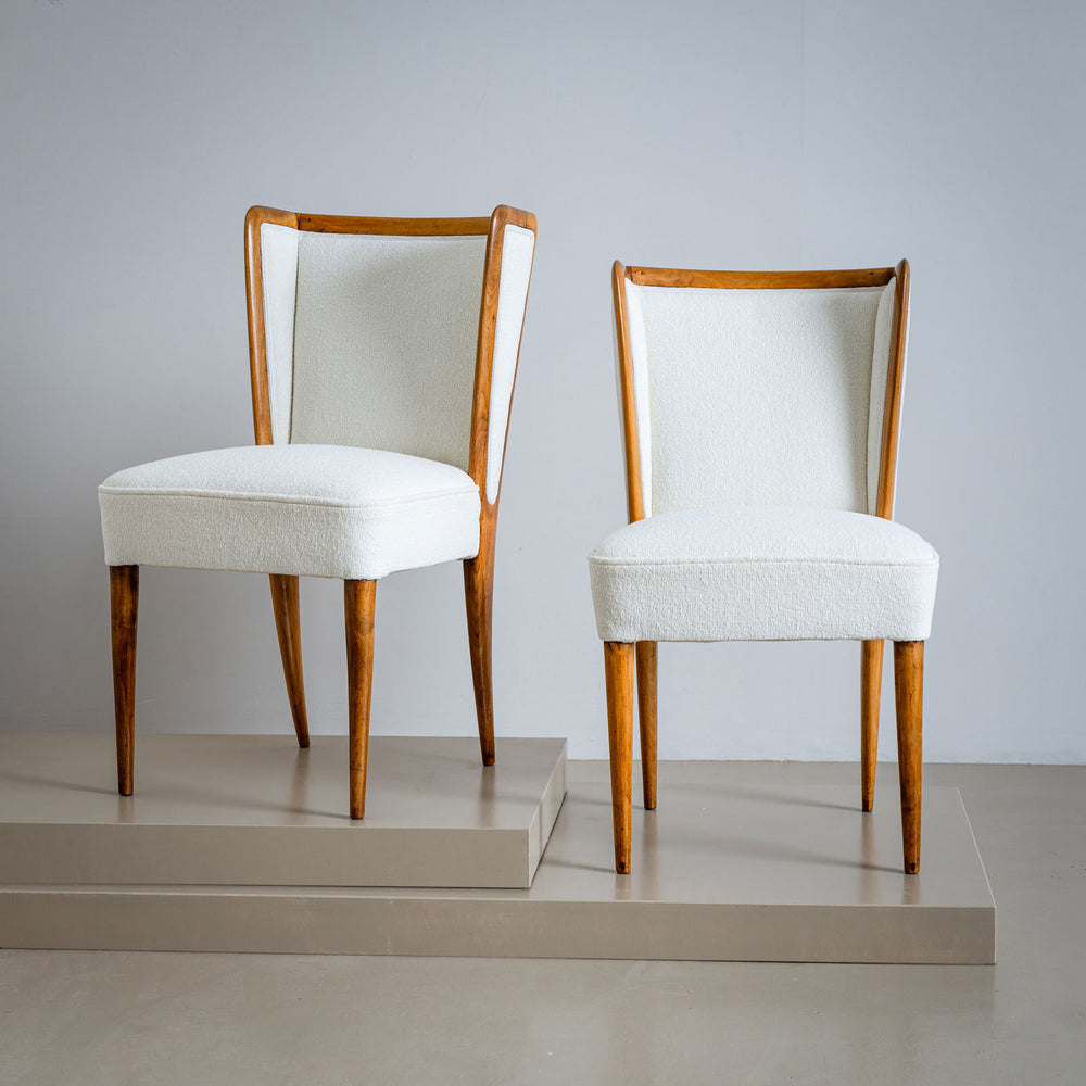 Pair of Side Chairs, Italy 1950s
