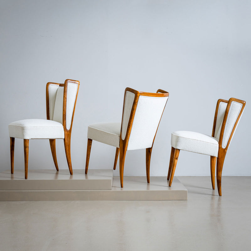 Set of six Side Chairs, Italy 1950s