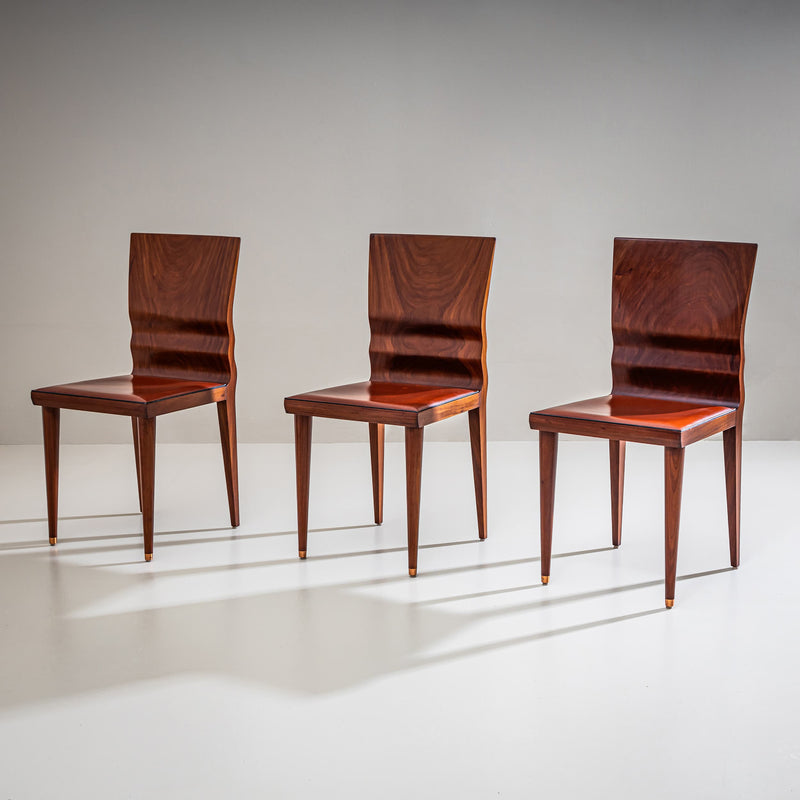 Set of seven Chairs, model ‘Diva’ by William Sawaya for Sawaya & Moroni, Milan, Italy, 1980s