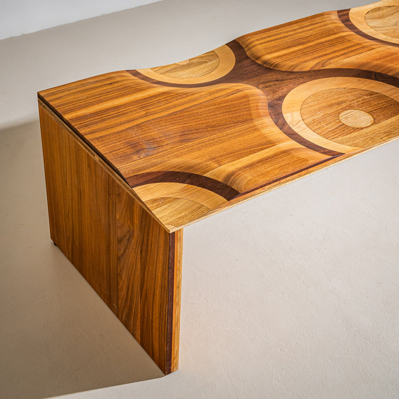 “Ripples” Bench by Toyo Ito (b. 1941) for Horm, Italy, designed in 2003