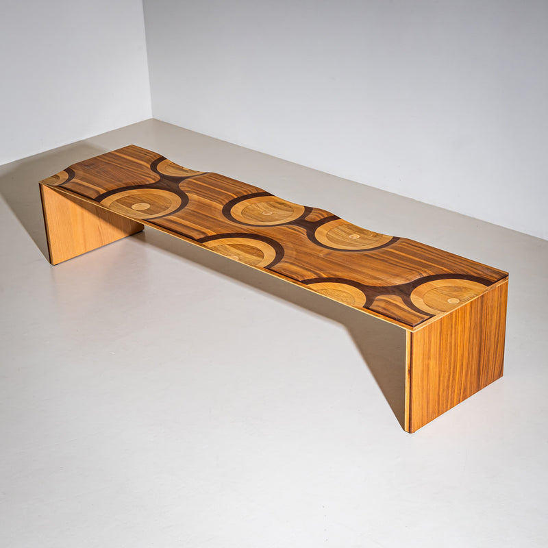 “Ripples” Bench by Toyo Ito (b. 1941) for Horm, Italy, designed in 2003