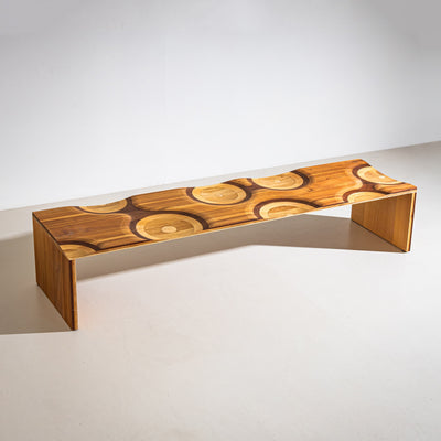 “Ripples” Bench by Toyo Ito (b. 1941) for Horm, Italy, designed in 2003