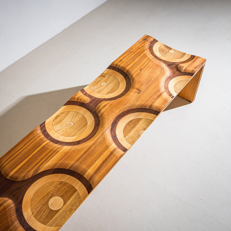 “Ripples” Bench by Toyo Ito (b. 1941) for Horm, Italy, designed in 2003