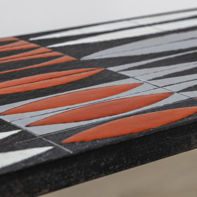 Coffee Table with Ceramic Tiles by Roger Capron (1922-2006), France, 1960s