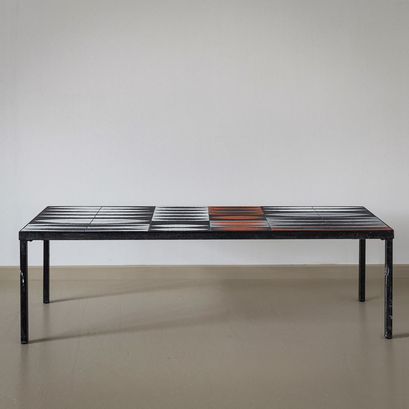 Coffee Table with Ceramic Tiles by Roger Capron (1922-2006), France, 1960s