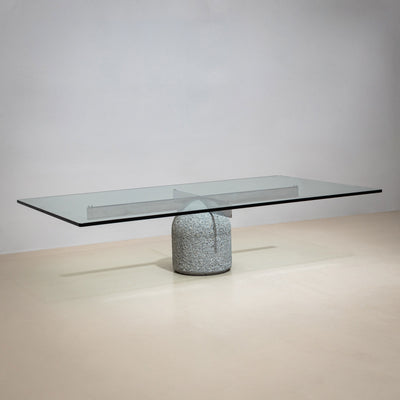 “Paracarro” Coffee Table by Giovanni Offredi for Saporiti, Italy, 1970s