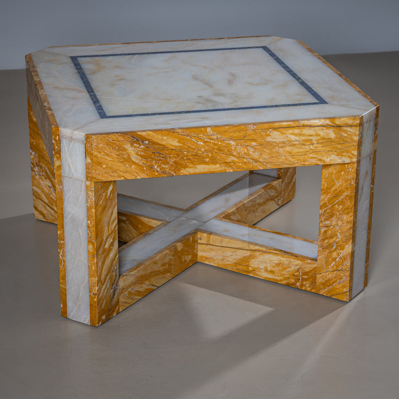 Pair of Marble Coffee Tables, Italy, Mid-20th Century