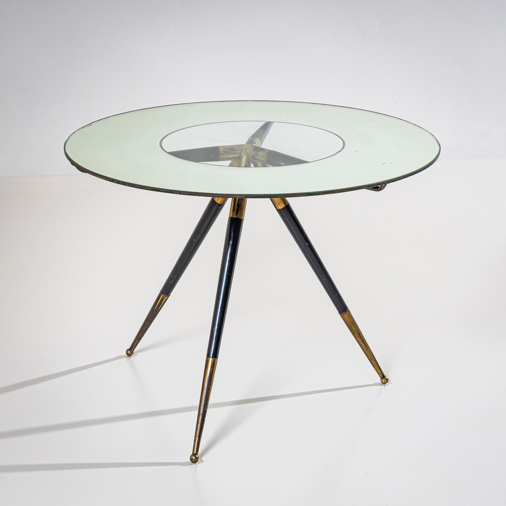 Round Coffee Table, in the style of Cesare Lacca, Italy, Mid-20th Century