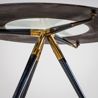 Round Coffee Table, in the style of Cesare Lacca, Italy, Mid-20th Century