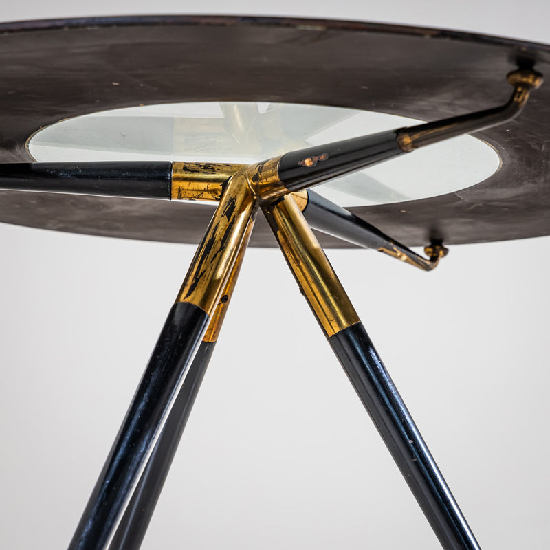 Round Coffee Table, in the style of Cesare Lacca, Italy, Mid-20th Century