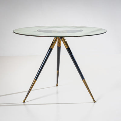 Round Coffee Table, in the style of Cesare Lacca, Italy, Mid-20th Century