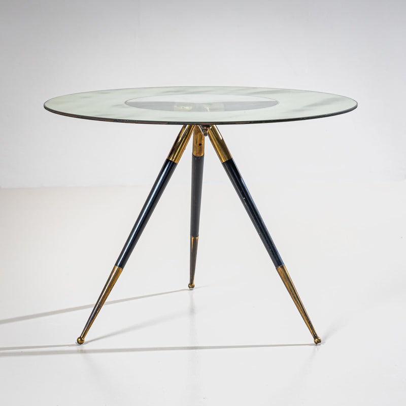 Round Coffee Table, in the style of Cesare Lacca, Italy, Mid-20th Century