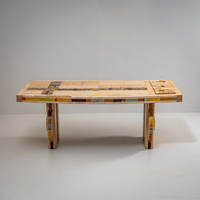 Desk by Alain François (1940–2015), France, 1990s