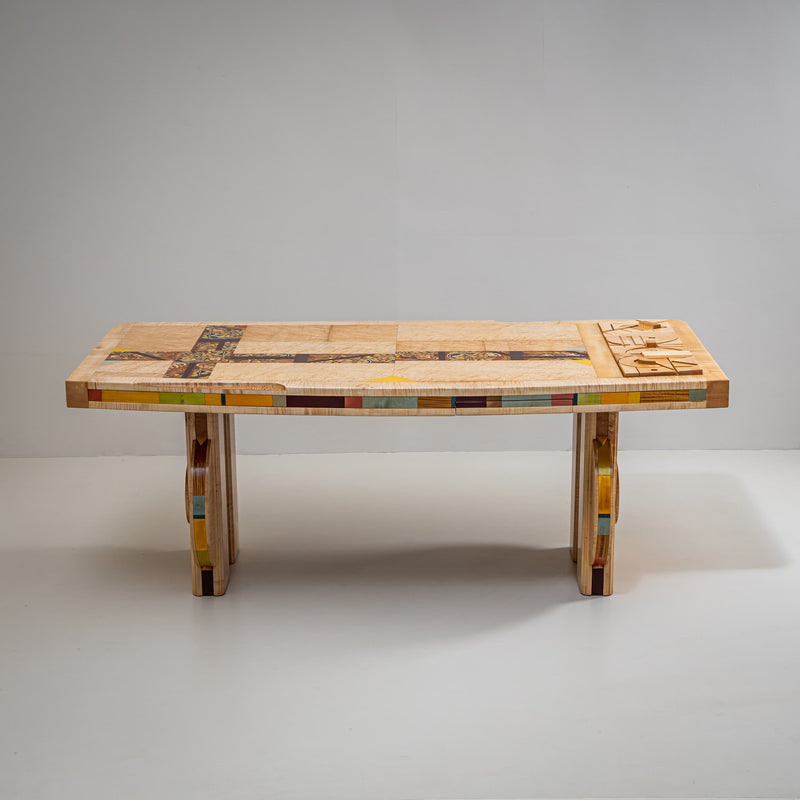Desk by Alain François (1940–2015), France, 1990s