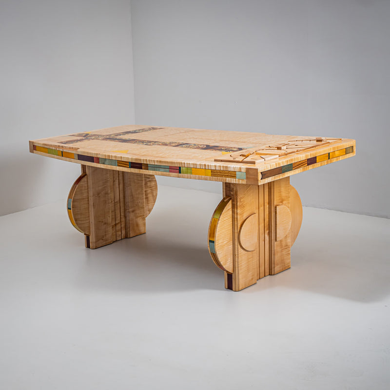 Desk by Alain François (1940–2015), France, 1990s