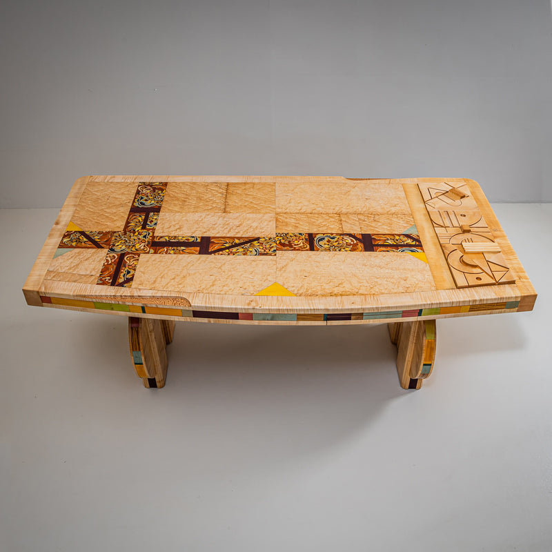 Desk by Alain François (1940–2015), France, 1990s
