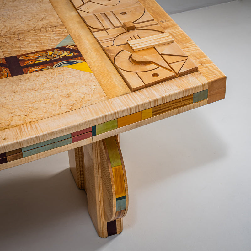 Desk by Alain François (1940–2015), France, 1990s
