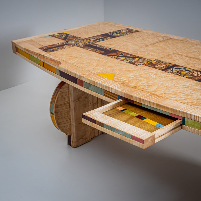 Desk by Alain François (1940–2015), France, 1990s