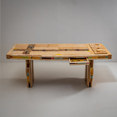Desk by Alain François (1940–2015), France, 1990s