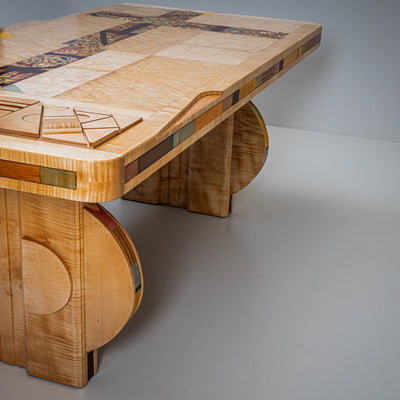 Desk by Alain François (1940–2015), France, 1990s