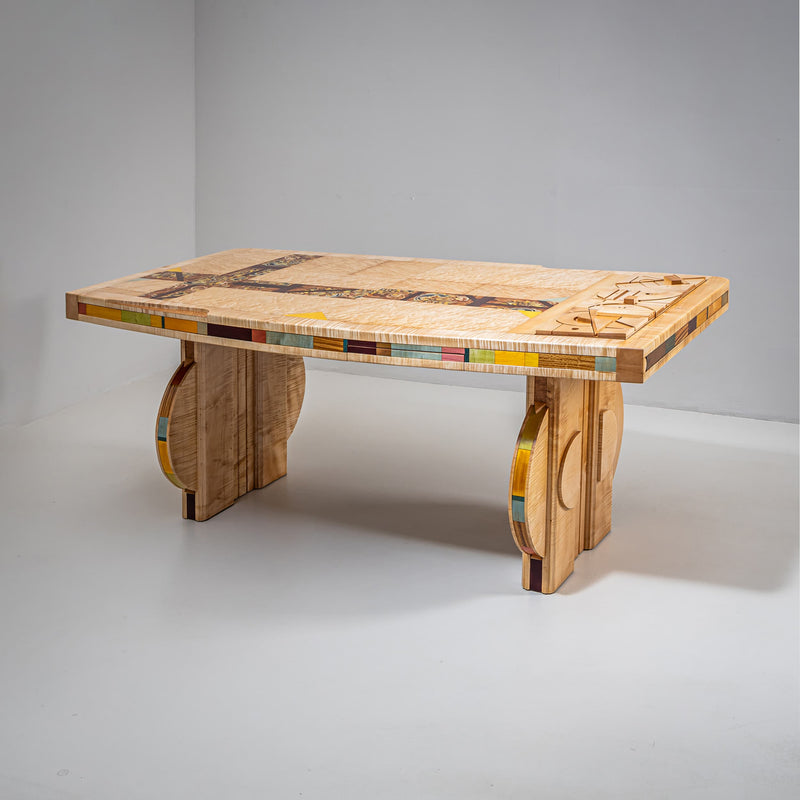Desk by Alain François (1940–2015), France, 1990s